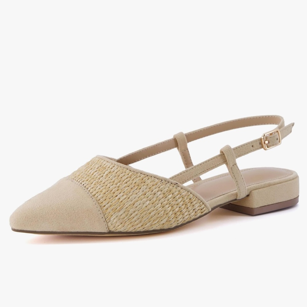 Cushionaire Sling Back Flat